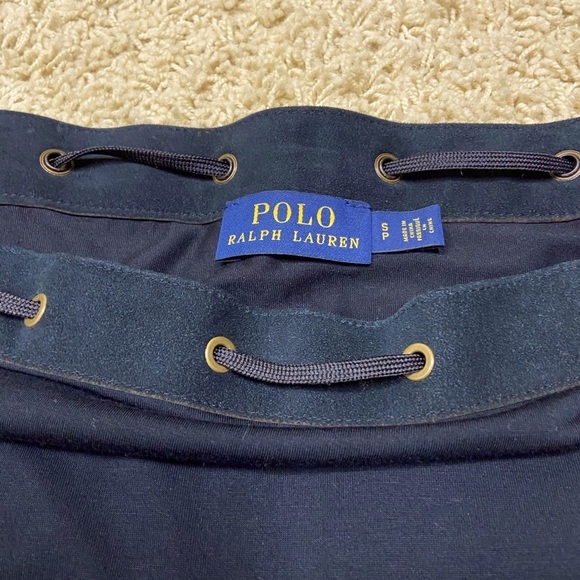 New Polo Ralph Lauren Suede Leather Western Top Laced Bateau Neckline Small - Picture 8 of 12